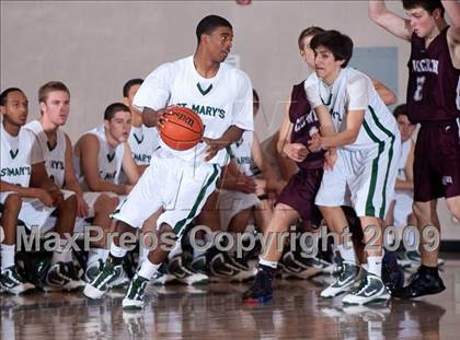 Thumbnail 1 in Lake Cowichan (British Columbia) vs St. Mary's (MaxPreps Holiday Classic) photogallery.