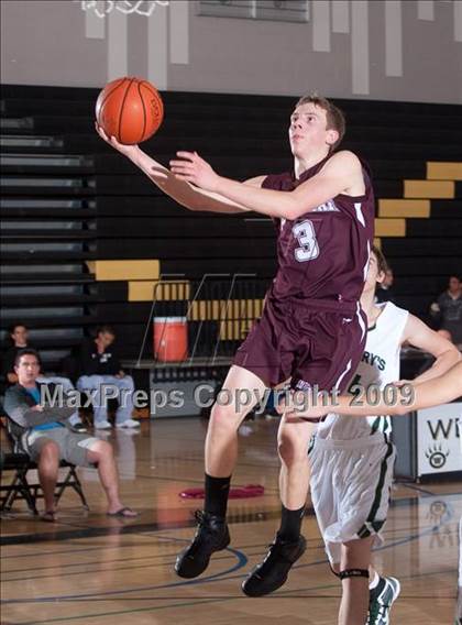 Thumbnail 2 in Lake Cowichan (British Columbia) vs St. Mary's (MaxPreps Holiday Classic) photogallery.