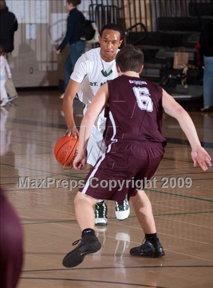Thumbnail 1 in Lake Cowichan (British Columbia) vs St. Mary's (MaxPreps Holiday Classic) photogallery.