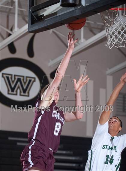 Thumbnail 2 in Lake Cowichan (British Columbia) vs St. Mary's (MaxPreps Holiday Classic) photogallery.