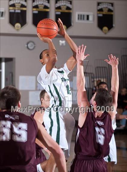 Thumbnail 1 in Lake Cowichan (British Columbia) vs St. Mary's (MaxPreps Holiday Classic) photogallery.