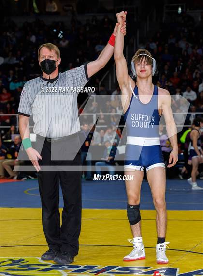 Thumbnail 1 in 2022 NYSPHSAA Wrestling Championships - Semi Finals photogallery.