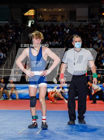 Thumbnail 1 in 2022 NYSPHSAA Wrestling Championships - Semi Finals photogallery.