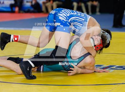 Thumbnail 1 in 2022 NYSPHSAA Wrestling Championships - Semi Finals photogallery.