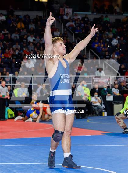 Thumbnail 2 in 2022 NYSPHSAA Wrestling Championships - Semi Finals photogallery.