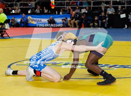 Thumbnail 1 in 2022 NYSPHSAA Wrestling Championships - Semi Finals photogallery.
