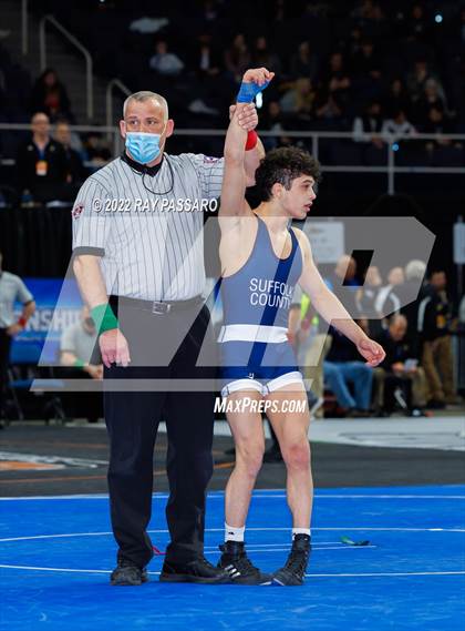 Thumbnail 1 in 2022 NYSPHSAA Wrestling Championships - Semi Finals photogallery.