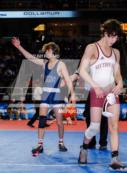 Thumbnail 2 in 2022 NYSPHSAA Wrestling Championships - Semi Finals photogallery.
