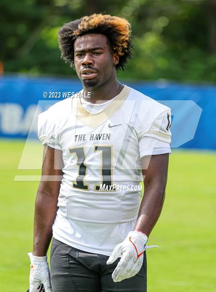Thumbnail 1 in Whitehaven vs Desoto Central (U of Memphis 7v7) photogallery.
