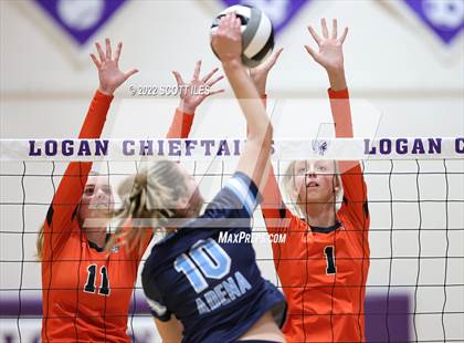 Thumbnail 1 in Wheelersburg vs. Adena (OHSAA D3 Regional) photogallery.