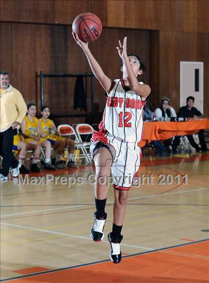 Thumbnail 2 in Verdugo Hills vs. Holy Martyrs Armenian (Poly Tournament) photogallery.