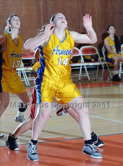 Thumbnail 1 in Verdugo Hills vs. Holy Martyrs Armenian (Poly Tournament) photogallery.