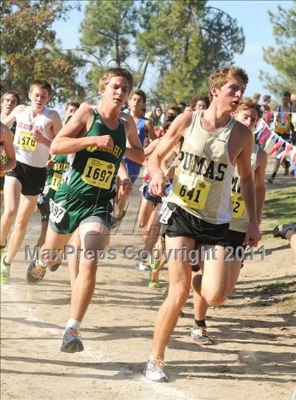 Thumbnail 2 in CIF State Cross Country Championships (Boys Division II) photogallery.