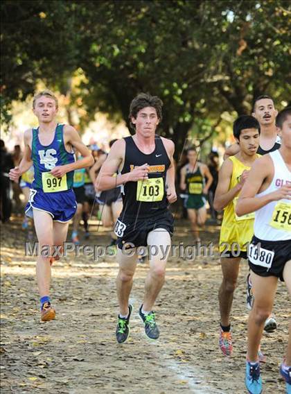 Thumbnail 3 in CIF State Cross Country Championships (Boys Division II) photogallery.