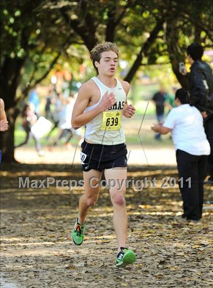 Thumbnail 1 in CIF State Cross Country Championships (Boys Division II) photogallery.