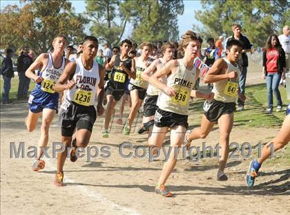 Thumbnail 1 in CIF State Cross Country Championships (Boys Division II) photogallery.