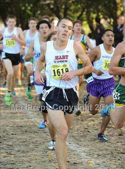 Thumbnail 2 in CIF State Cross Country Championships (Boys Division II) photogallery.