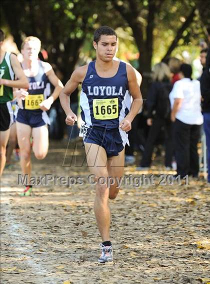 Thumbnail 3 in CIF State Cross Country Championships (Boys Division II) photogallery.
