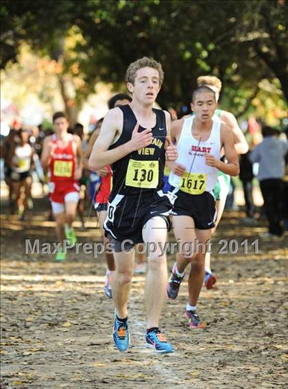 Thumbnail 2 in CIF State Cross Country Championships (Boys Division II) photogallery.