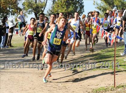 Thumbnail 1 in CIF State Cross Country Championships (Boys Division II) photogallery.
