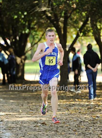 Thumbnail 1 in CIF State Cross Country Championships (Boys Division II) photogallery.