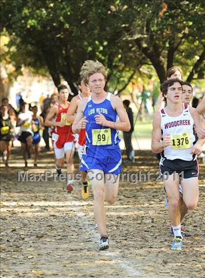 Thumbnail 1 in CIF State Cross Country Championships (Boys Division II) photogallery.