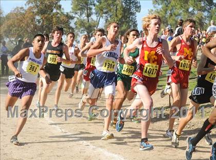 Thumbnail 1 in CIF State Cross Country Championships (Boys Division II) photogallery.