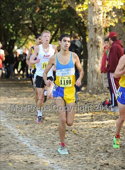 Thumbnail 1 in CIF State Cross Country Championships (Boys Division II) photogallery.
