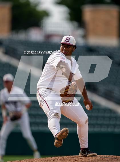 Thumbnail 2 in Sinton vs China Springs (UIL 4A State Baseball Semifinal) photogallery.