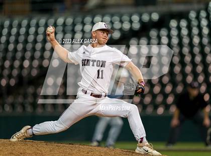 Thumbnail 2 in Sinton vs China Springs (UIL 4A State Baseball Semifinal) photogallery.