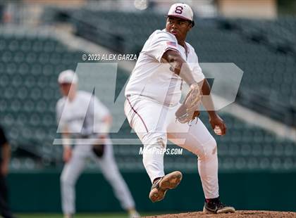 Thumbnail 3 in Sinton vs China Springs (UIL 4A State Baseball Semifinal) photogallery.
