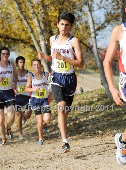Thumbnail 2 in CIF State Cross Country Championships (Boys Division III) photogallery.