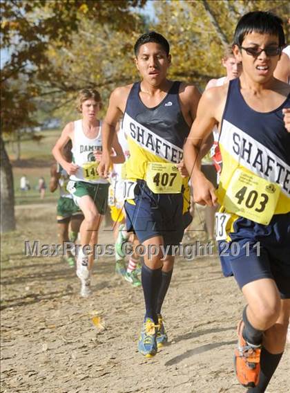 Thumbnail 1 in CIF State Cross Country Championships (Boys Division III) photogallery.