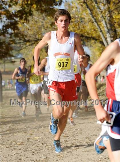 Thumbnail 2 in CIF State Cross Country Championships (Boys Division III) photogallery.
