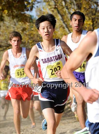 Thumbnail 1 in CIF State Cross Country Championships (Boys Division III) photogallery.