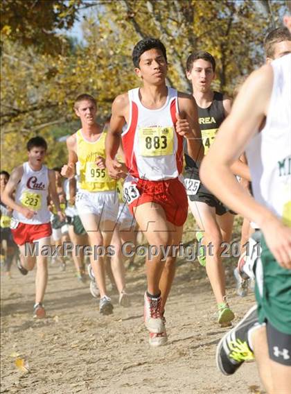 Thumbnail 3 in CIF State Cross Country Championships (Boys Division III) photogallery.