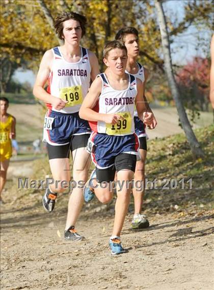 Thumbnail 3 in CIF State Cross Country Championships (Boys Division III) photogallery.