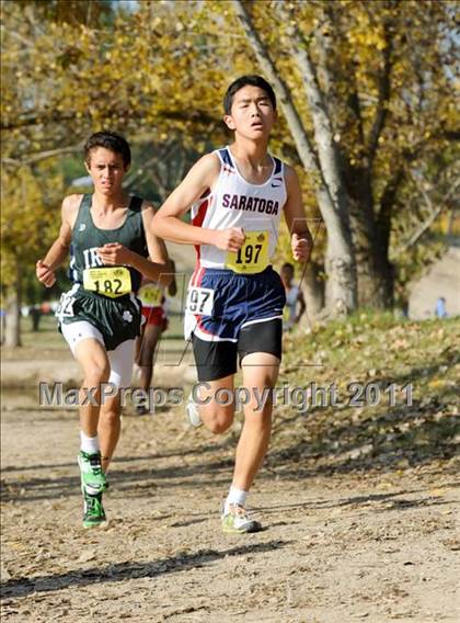 Thumbnail 2 in CIF State Cross Country Championships (Boys Division III) photogallery.