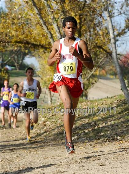 Thumbnail 1 in CIF State Cross Country Championships (Boys Division III) photogallery.