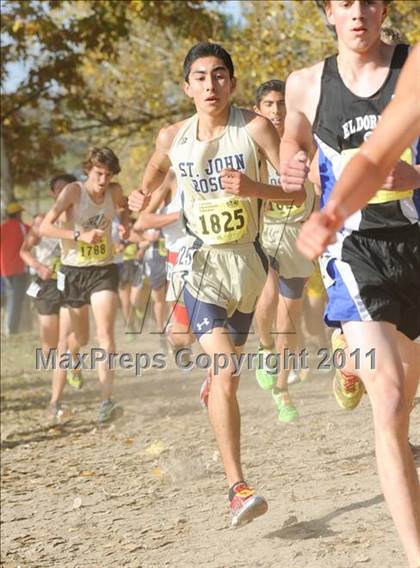 Thumbnail 3 in CIF State Cross Country Championships (Boys Division III) photogallery.