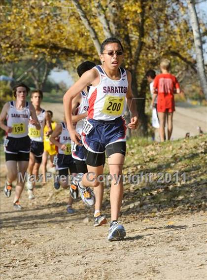 Thumbnail 1 in CIF State Cross Country Championships (Boys Division III) photogallery.