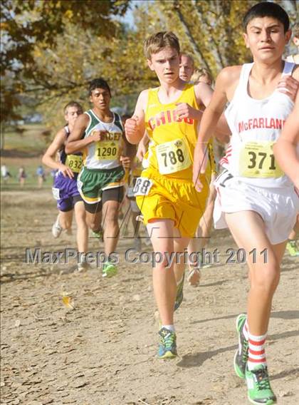 Thumbnail 3 in CIF State Cross Country Championships (Boys Division III) photogallery.