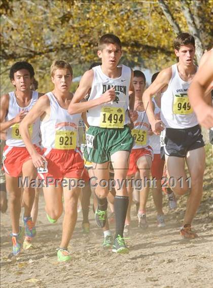 Thumbnail 1 in CIF State Cross Country Championships (Boys Division III) photogallery.