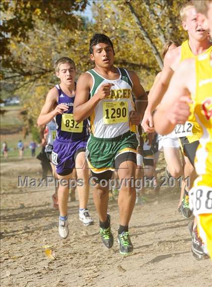 Thumbnail 1 in CIF State Cross Country Championships (Boys Division III) photogallery.