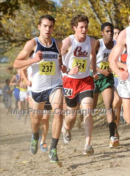 Thumbnail 2 in CIF State Cross Country Championships (Boys Division III) photogallery.