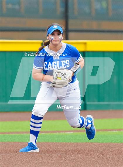 Thumbnail 2 in Barbers Hill vs. Friendswood (UIL Softball 5A Region 3 Regional Quarterfinal) photogallery.