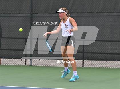 Thumbnail 1 in Queen City vs New Waverly (UIL 3A Girls Singles State Finals) photogallery.