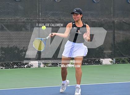 Thumbnail 2 in Queen City vs New Waverly (UIL 3A Girls Singles State Finals) photogallery.