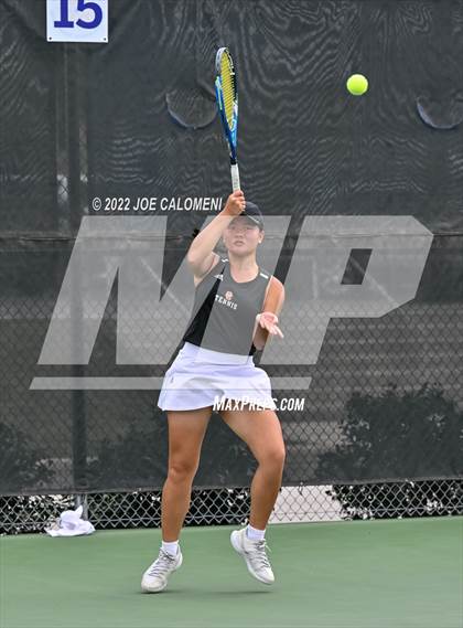 Thumbnail 3 in Queen City vs New Waverly (UIL 3A Girls Singles State Finals) photogallery.