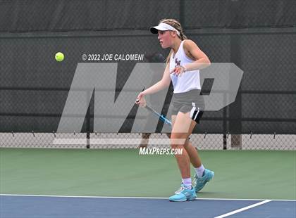 Thumbnail 2 in Queen City vs New Waverly (UIL 3A Girls Singles State Finals) photogallery.